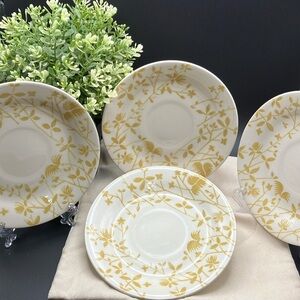 Vintage Mid-Century saucers (4 piece set)